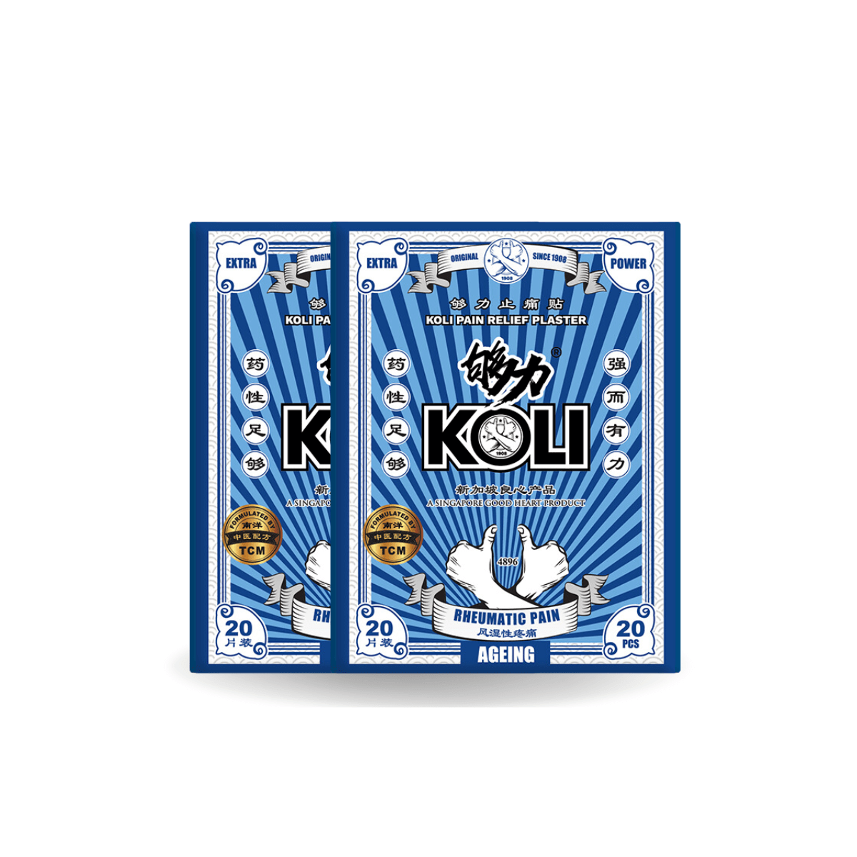 KOLI AGEING Pain Relief Plaster (EXTRA POWER) - BOX SET