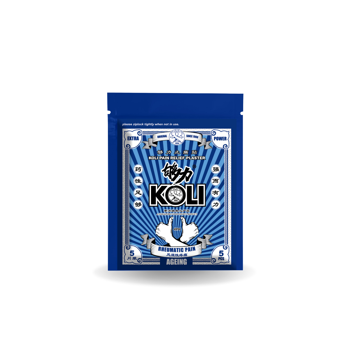 KOLI POWER 4 Pain Relief Plaster (SAMPLE OF 4 TYPES) - BOX SET - KOLI CARES