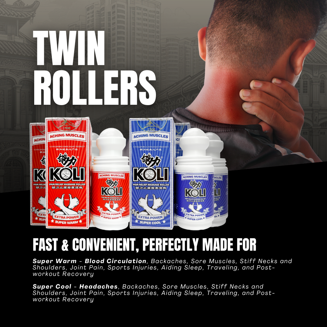 *NEW* KOLI Pain Relief GIFT BUNDLE (32 Pieces / 4 Rollers)