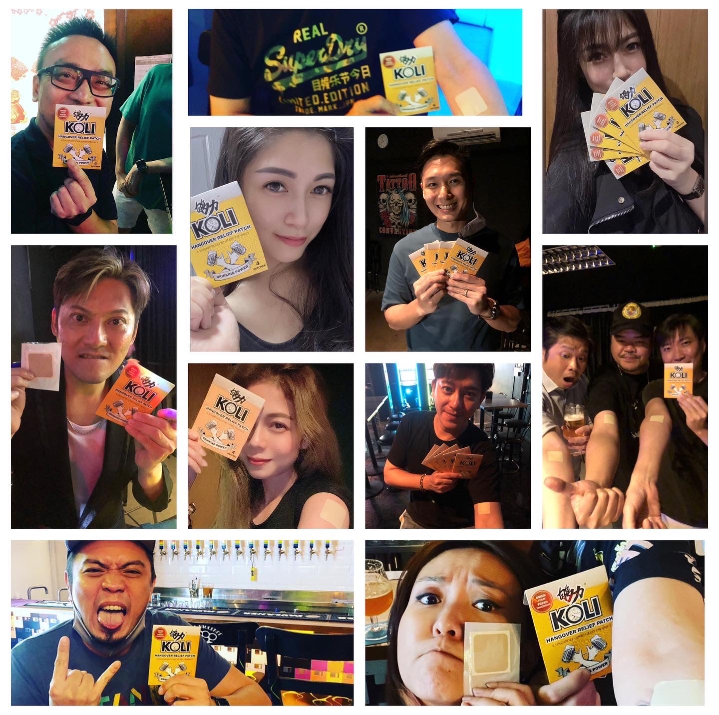 KOLI HANGOVER Relief Patch (DRINKING POWER)