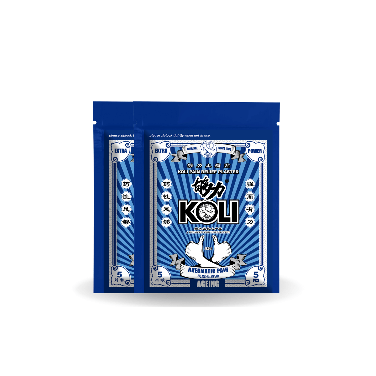KOLI RHEUMATIC Pain Relief Miracle Plaster (EXTRA POWER) KOLI CARES