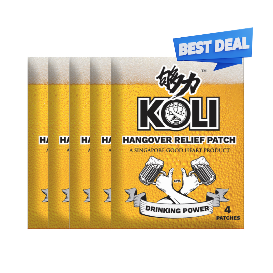 KOLI HANGOVER Relief Patch (DRINKING POWER)