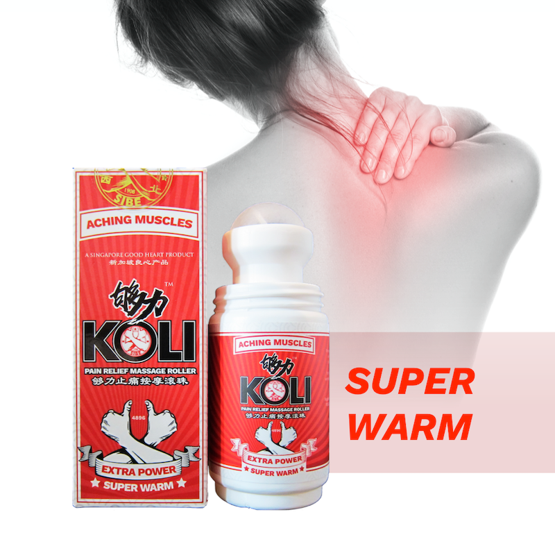 KOLI SUPER WARM Pain Relief Massage Roller - 60ml