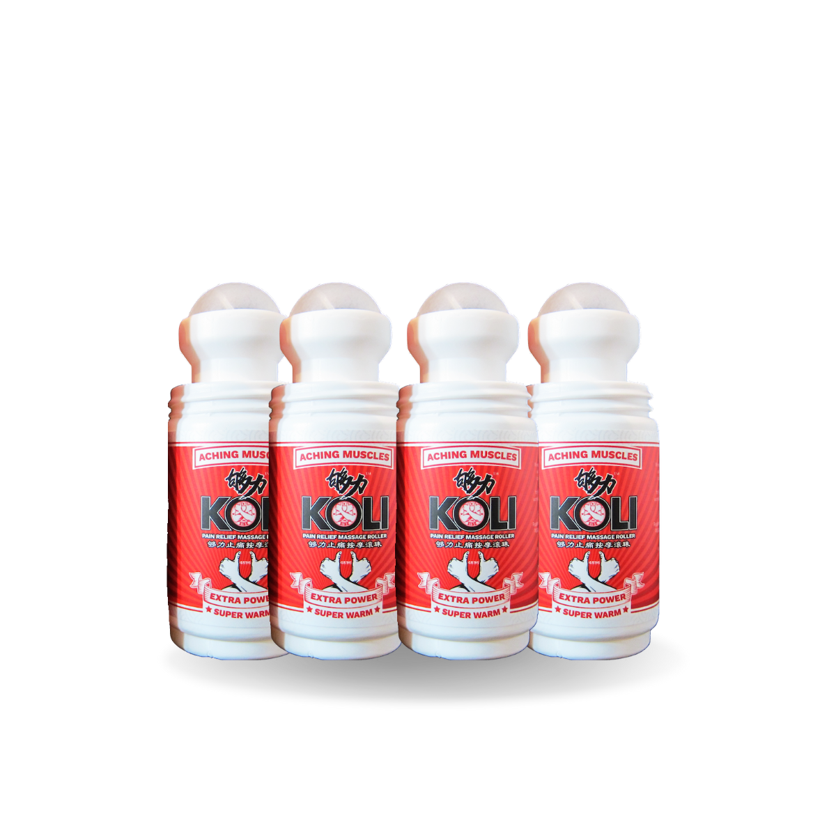 KOLI SUPER WARM Pain Relief Massage Roller - 60ml - KOLI CARES